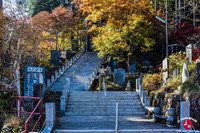 L'arrivée au sanctuaire shintoïsme du Mont Mitake